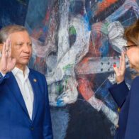Vicepresidenta juramenta a Leonardo Aguilera como presidente ejecutivo de Banreservas