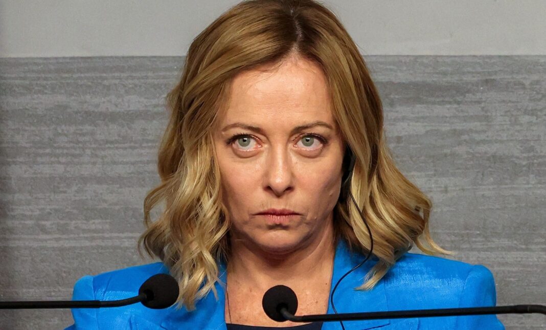 Primera ministra de Italia, Giorgia Meloni, 
