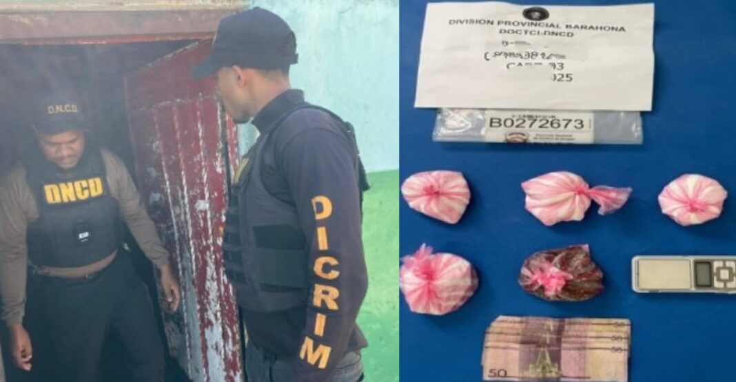 Policía ocupa 600 gramos de drogas en operativo realizado en Barahona