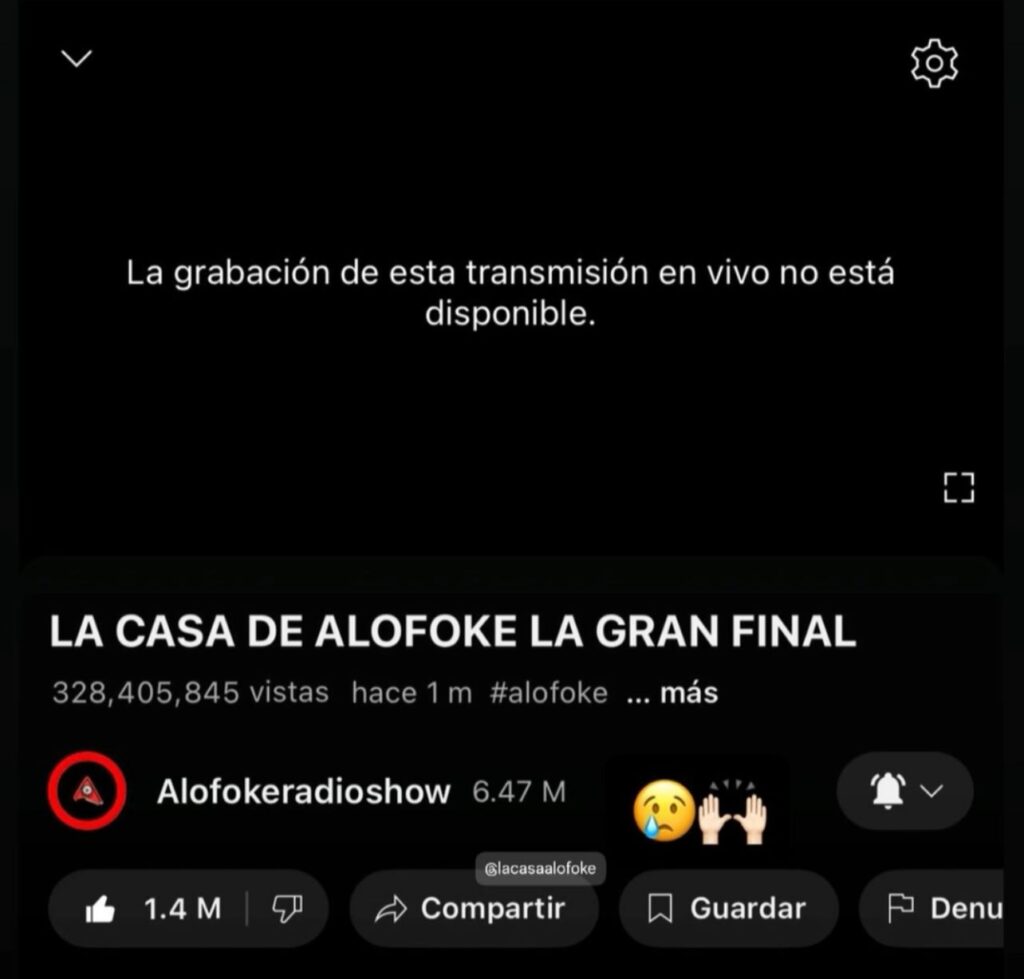 ¡Histórico! La Casa de Alofoke se corona con más de 328 millones de vistas durante un mes en vivo por Youtube - Noticias de hoy en República Dominicana | De Último Minuto