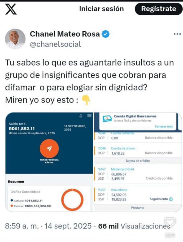 Chanel Rosa Chupany hace públicas sus finanzas tras cuestionamientos por escándalo Senasa - Noticias de hoy en República Dominicana | De Último Minuto