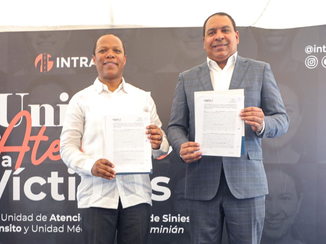 OGTIC e INTRANT habilitan línea de atención para víctimas de siniestros de tránsito