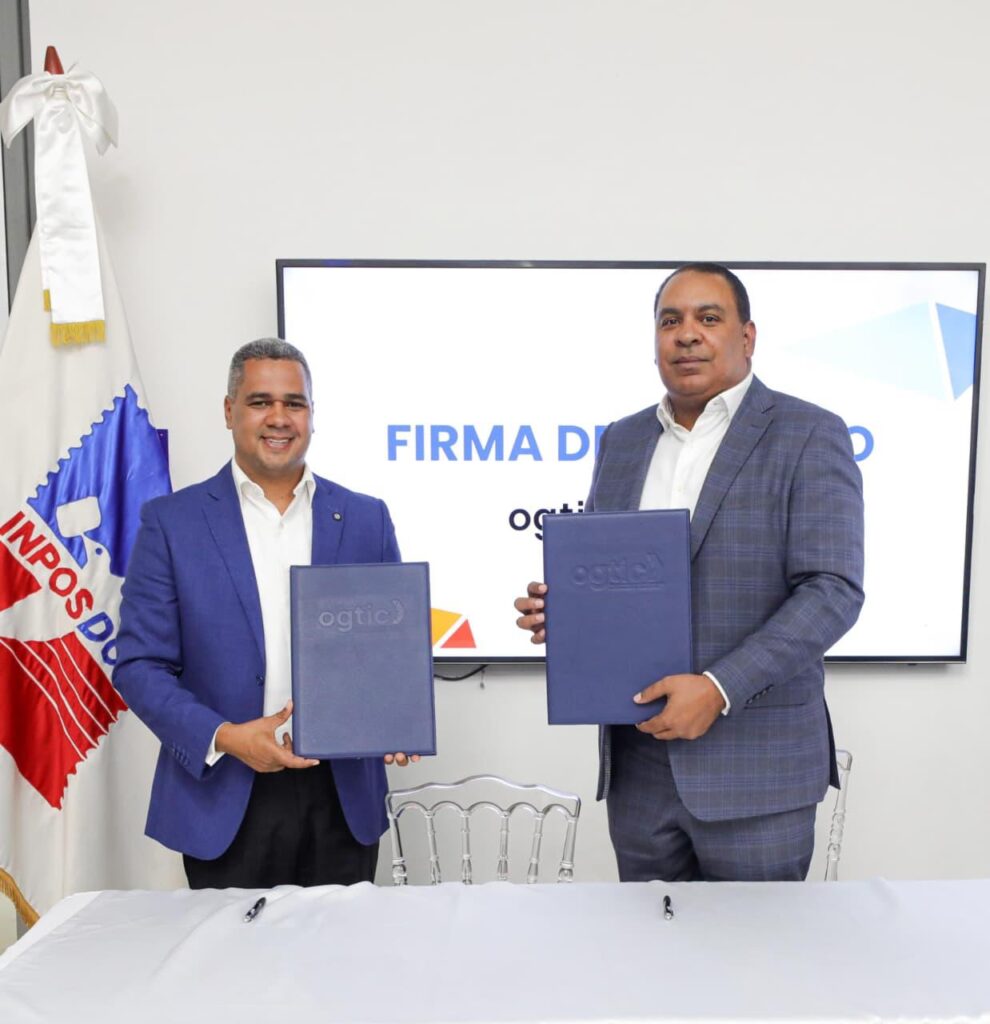 OGTIC e INPOSDOM acuerdan instalación de nuevos Puntos GOB sin costo de alquiler - Noticias de hoy en República Dominicana | De Último Minuto