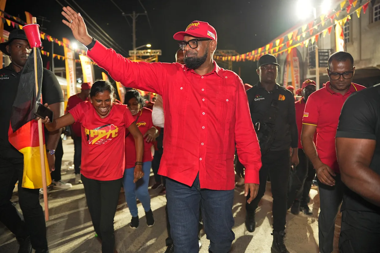 El partido gobernante de Guyana obtiene un amplio triunfo electoral, según datos parciales - Noticias de hoy en República Dominicana | De Último Minuto