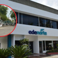 Edenorte reporta 28 circuitos fuera de servicio y más de 130 mil clientes sin luz por fuertes vientos en el Cibao