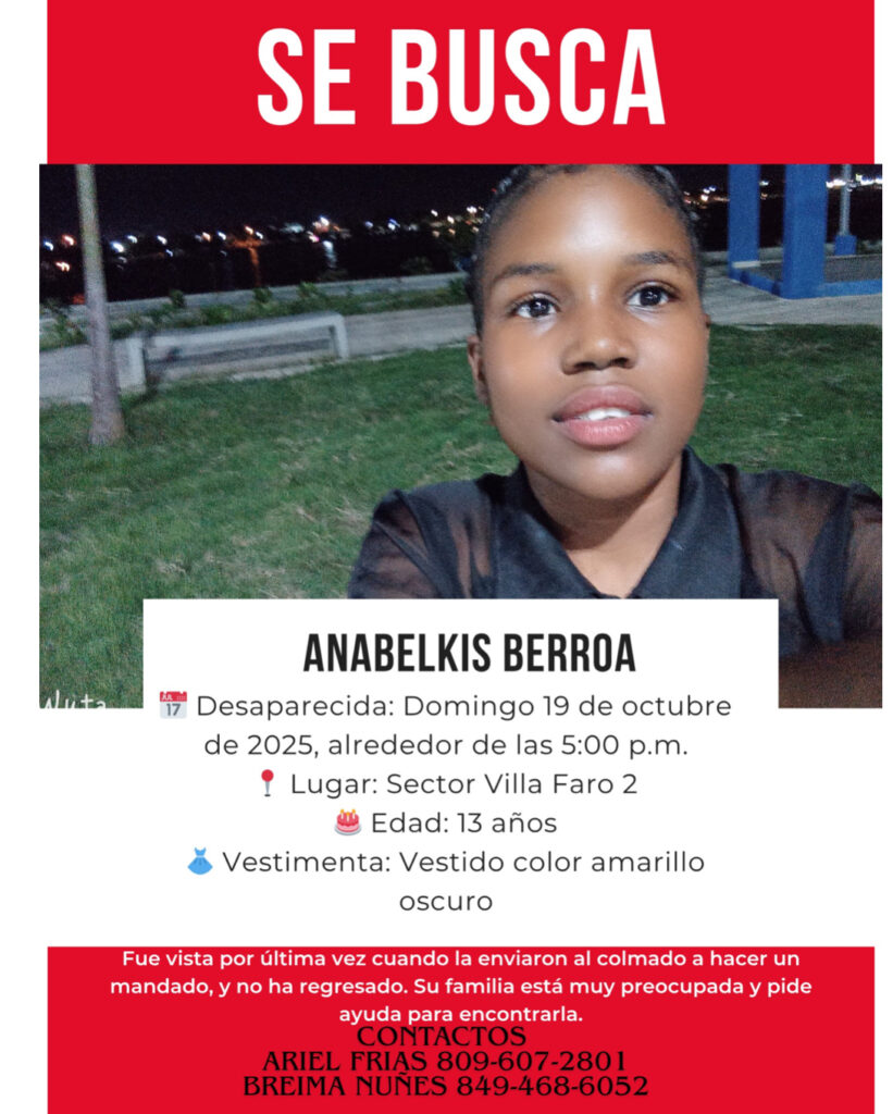 Se busca a menor desaparecida en Villa Faro II | 2 | Se busca a menor desaparecida en Villa Faro II - Noticias de hoy en República Dominicana | De Último Minuto