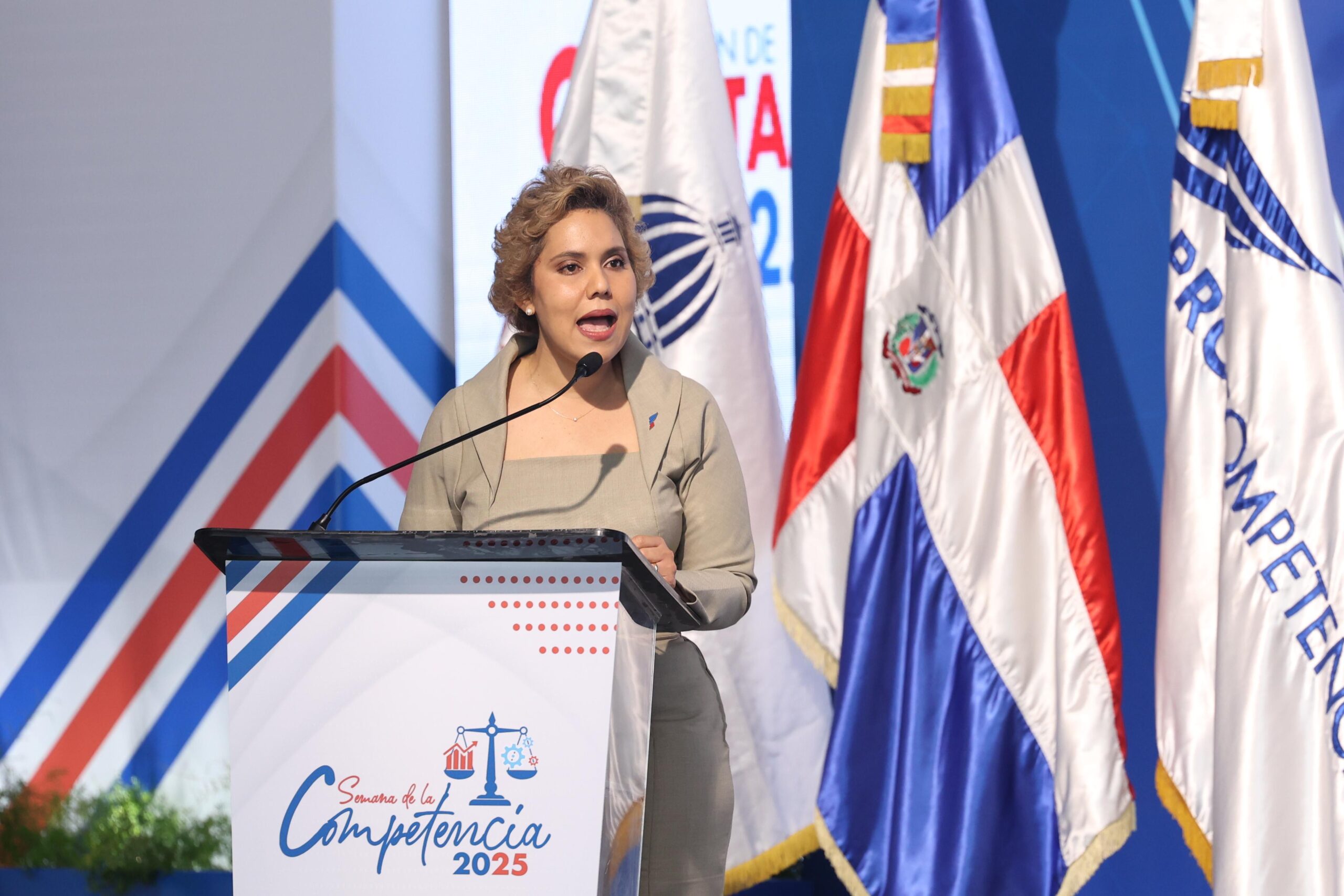 María Elena Vásquez Taveras durante la rendición de cuentas
