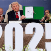 Trump proclama "la paz en Oriente Medio" en su soñada celebración del acuerdo sobre Gaza