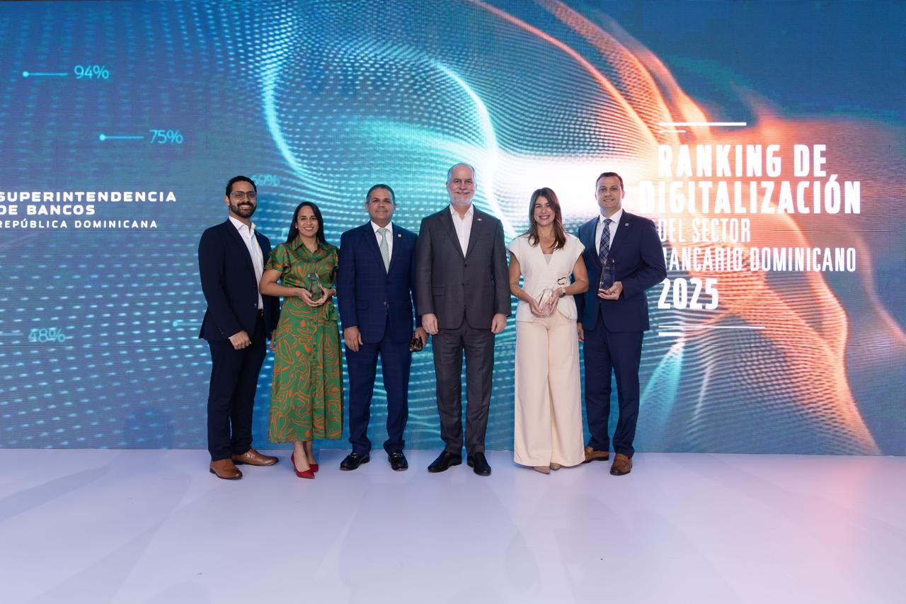 Banreservas obtiene Oro en dos categorías del Ranking de Digitalización de la Superintendencia de Bancos