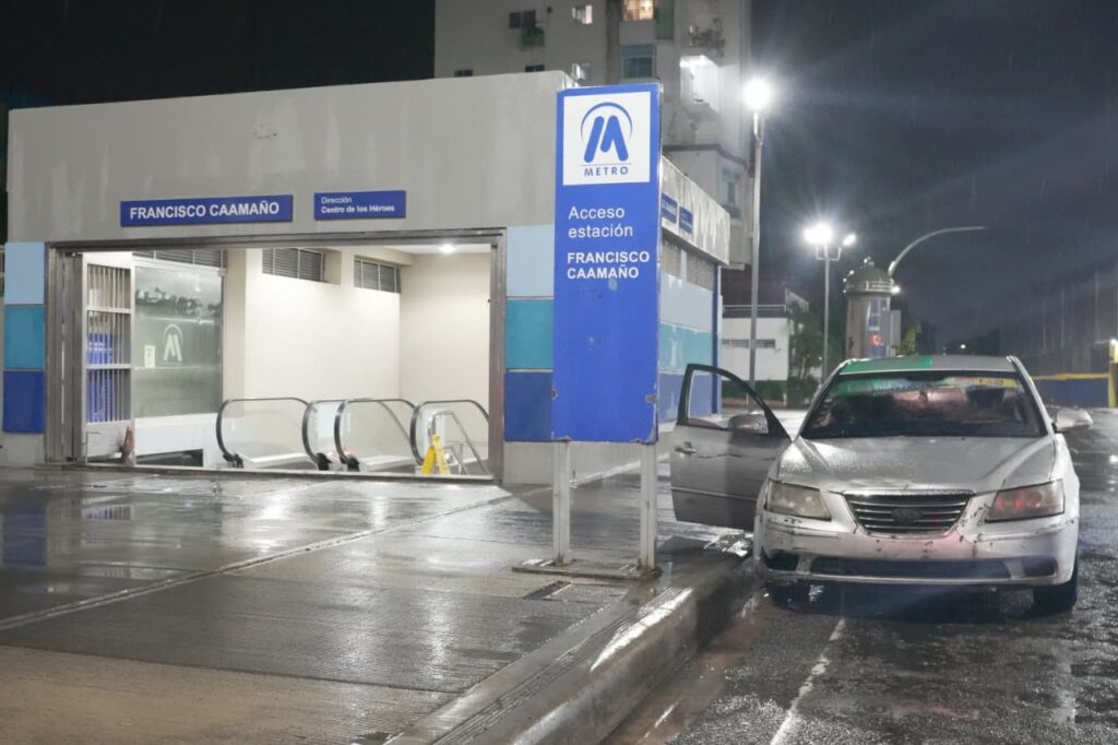Estaciones del Metro lucen desoladas ante el paso de la tormenta tropical Melissa - Noticias de hoy en República Dominicana | De Último Minuto