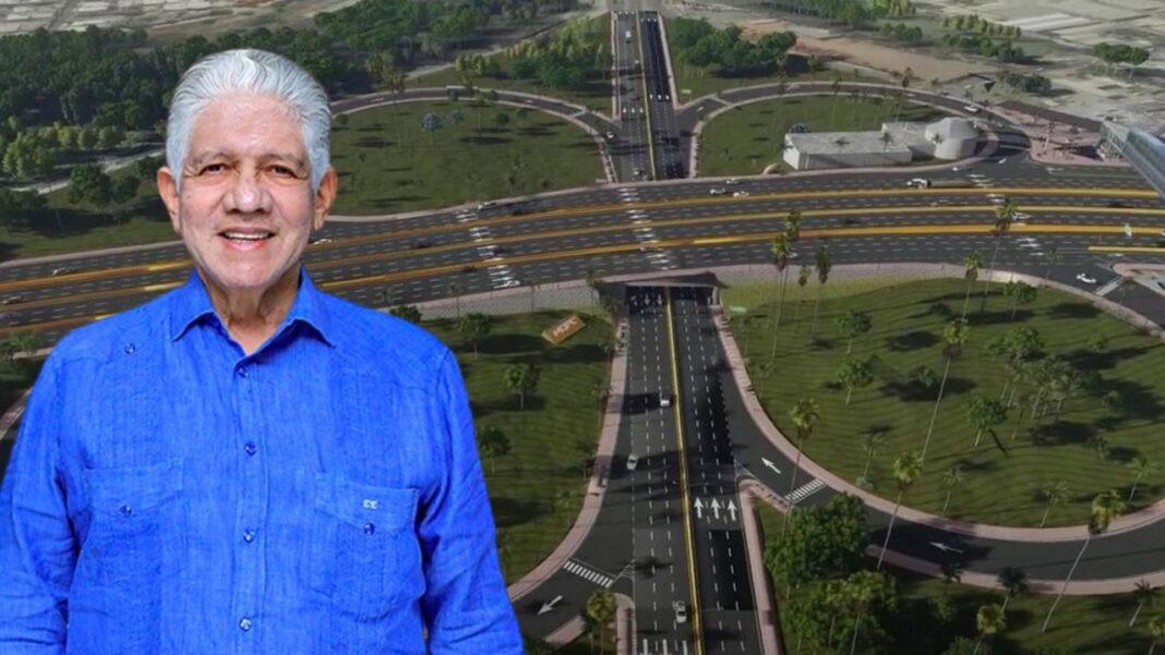 Eduardo Estrella asegura trabajos en el Km 9 de la Autopista Duarte avanzan con labores nocturnas