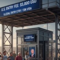 Trump impone tarifa de 5,000 dólares a extranjeros que ingresen ilegalmente a EE. UU.