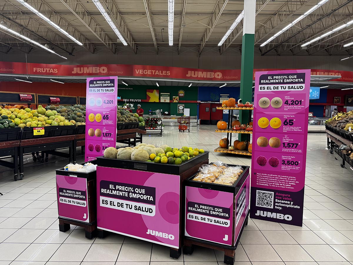 Jumbo transforma los precios en una campaña de conciencia sobre el cáncer de mama - Noticias de hoy en República Dominicana | De Último Minuto
