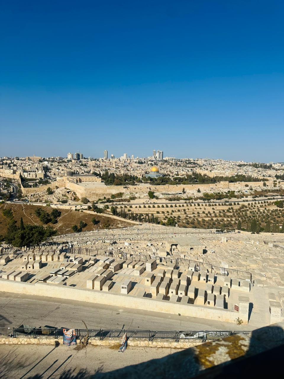 El Monte de los Olivos, considerado corazón espiritual de Jerusalén