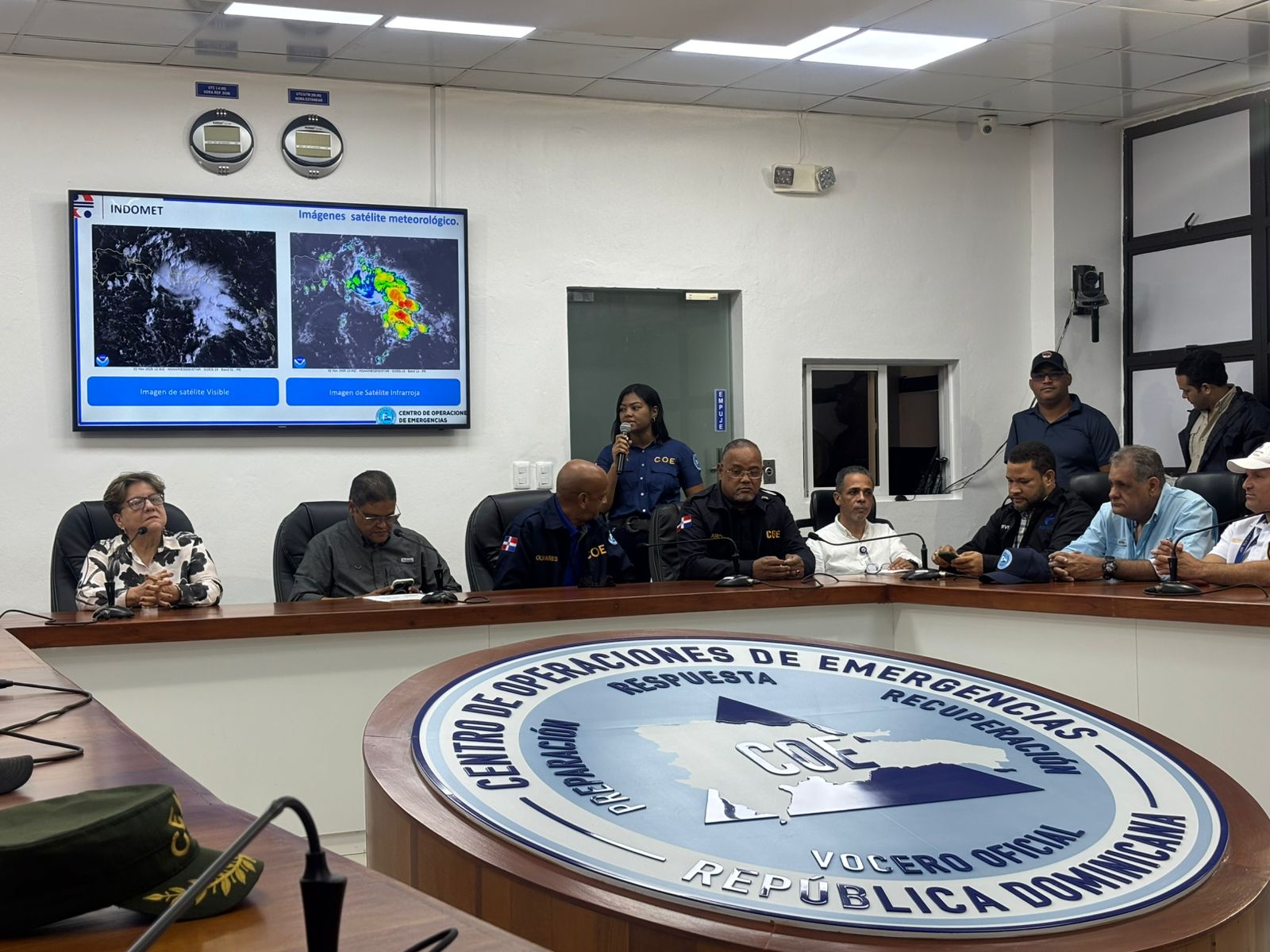 Indomet y COE alertan sobre lluvias por activa onda tropical tras un octubre lluvioso
