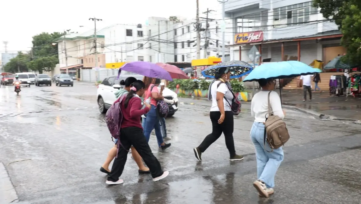 INDOMET pronostica aguaceros fuertes, tormentas eléctricas y posibles granizadas para este jueves