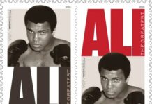 Estados Unidos honra a Mohamed Alí con sello postal conmemorativo