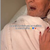 La emotiva reacción de un anciano de 96 años al recibir la noticia de la captura de Maduro - Noticias de hoy en República Dominicana | De Último Minuto