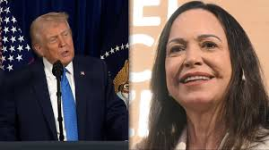 Trump dice que hablará con María Corina Machado sobre su posible rol en Venezuela | 3 | Trump dice que hablará con María Corina Machado sobre su posible rol en Venezuela - Noticias de hoy en República Dominicana | De Último Minuto