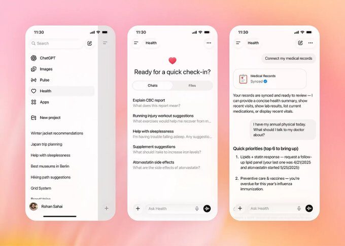 OpenAI lanza un apartado de salud en ChatGPT y anima a los usuarios a compartir sus datos | 2 | OpenAI lanza un apartado de salud en ChatGPT y anima a los usuarios a compartir sus datos - Noticias de hoy en República Dominicana | De Último Minuto