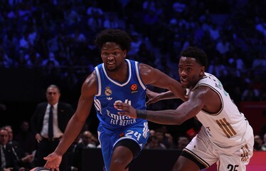 Andrés Feliz encesta triple clave y guía triunfo del Real Madrid en la Euroliga