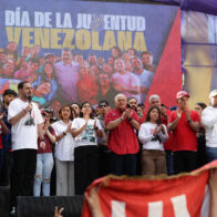 Jóvenes del chavismo marchan en Caracas para pedir la liberación de Nicolás Maduro