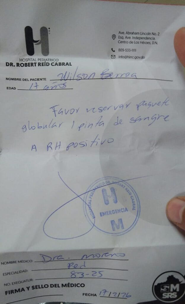 Madre solicita ayuda para operación de su hijo ingresado en cuidados intensivos - Noticias de hoy en República Dominicana | De Último Minuto