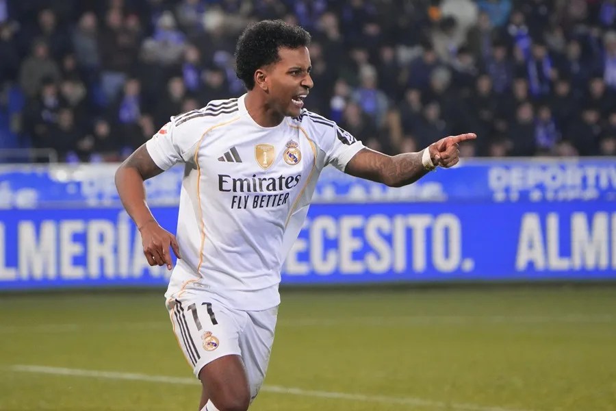 Rodrygo estará cerca de 10 días fuera por lesión muscular