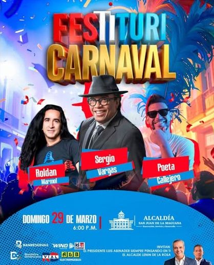 Festituricarnaval encenderá el fin de semana con tres grandes conciertos - Noticias de hoy en República Dominicana | De Último Minuto