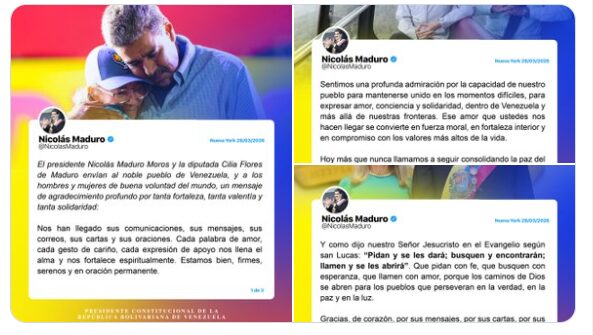 Maduro llama a la paz y la unión de Venezuela dos días después de su audiencia de juicio - Noticias de hoy en República Dominicana | De Último Minuto