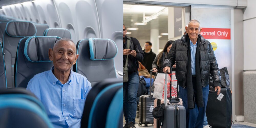Arajet hace realidad sueño de viajar por primera vez a un dominicano de 95 años - Noticias de hoy en República Dominicana | De Último Minuto
