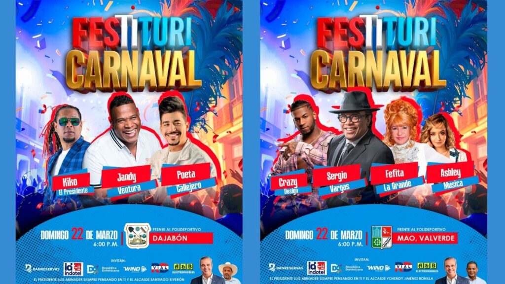 Conciertos del FESTITURICARNAVAL continúan por todo el país | 3 | Conciertos del FESTITURICARNAVAL continúan por todo el país - Noticias de hoy en República Dominicana | De Último Minuto