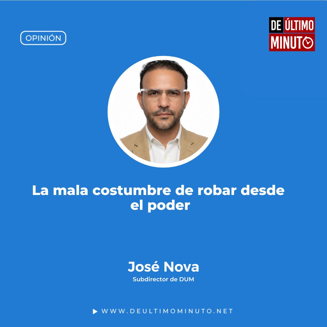 La mala costumbre de robar desde el poder