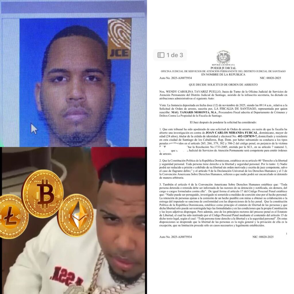 DICRIM persigue a hombre acusado de secuestro y robo de más de US$700 mil en criptomonedas en Santiago | 4 | DICRIM persigue a hombre acusado de secuestro y robo de más de US$700 mil en criptomonedas en Santiago - Noticias de hoy en República Dominicana | De Último Minuto