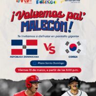 Alcaldía DN proyectará juego entre RD y Corea en el malecón en colaboración con Grupo de Medios Panorama