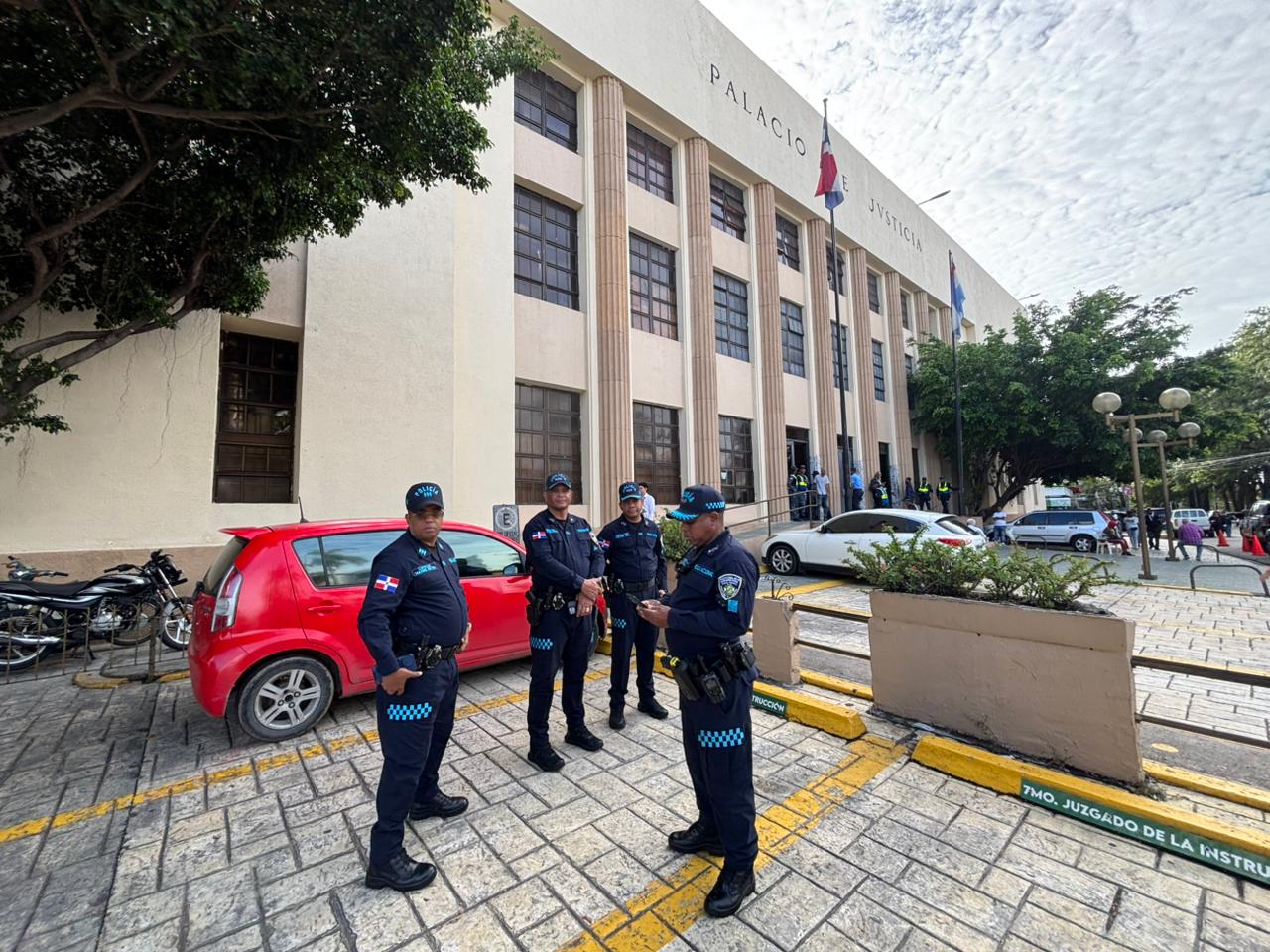 Menos agentes custodian el Palacio de Justicia en nueva audiencia del caso Jet Set