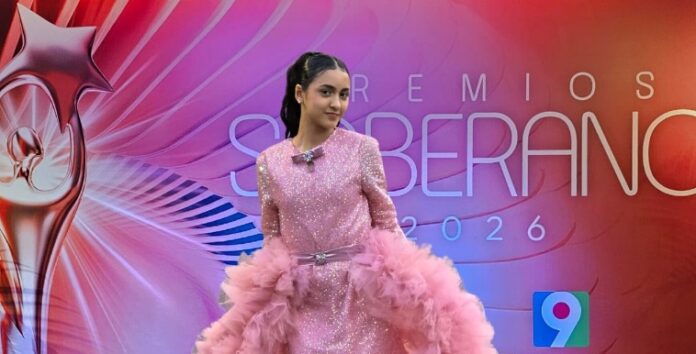 Fahdly Jacobo brilla en los Premios Soberano 2026 y representa con orgullo a la niñez dominicana