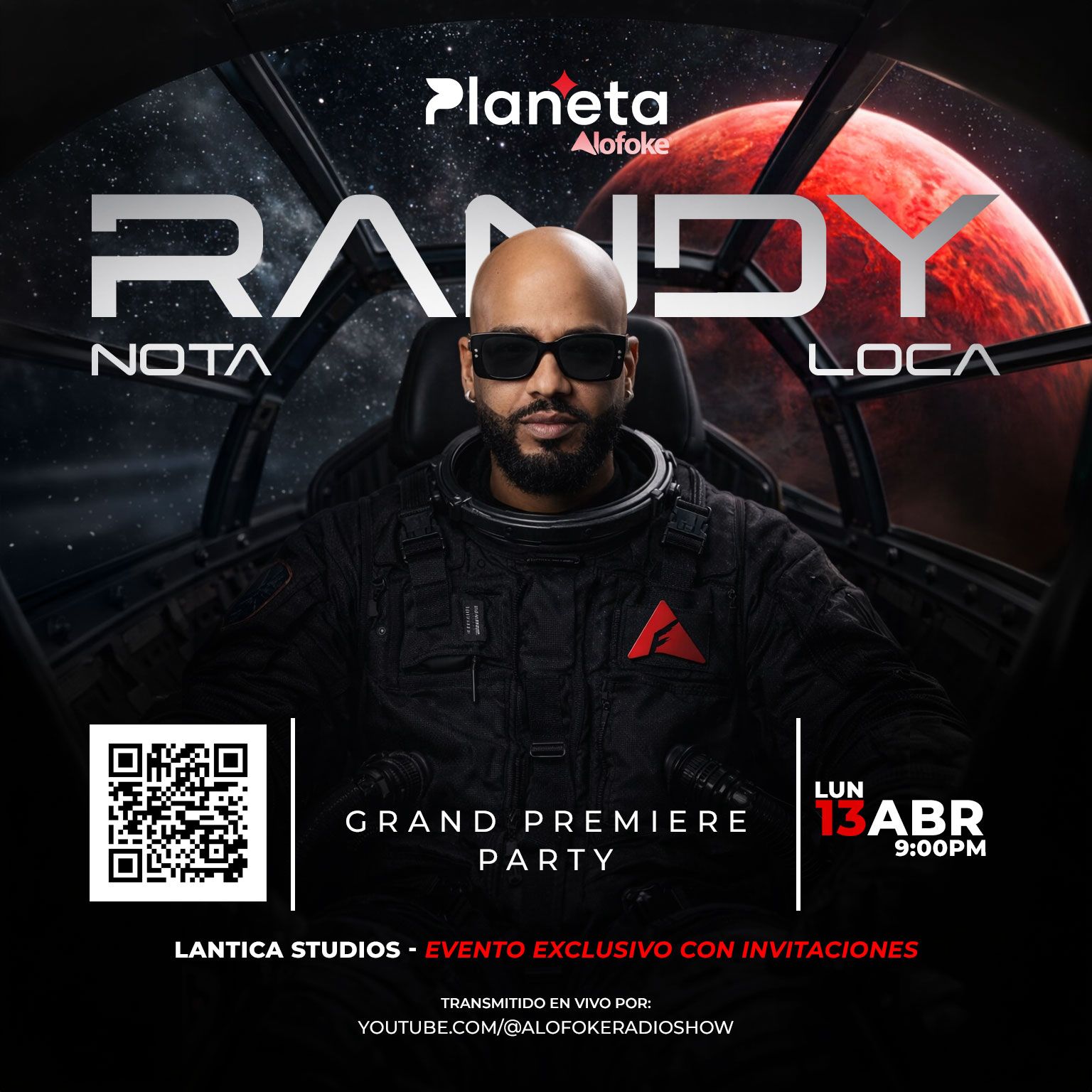 Planeta Alofoke estrenará con show de Randy Nota Loca, exclusivo para 300 personas