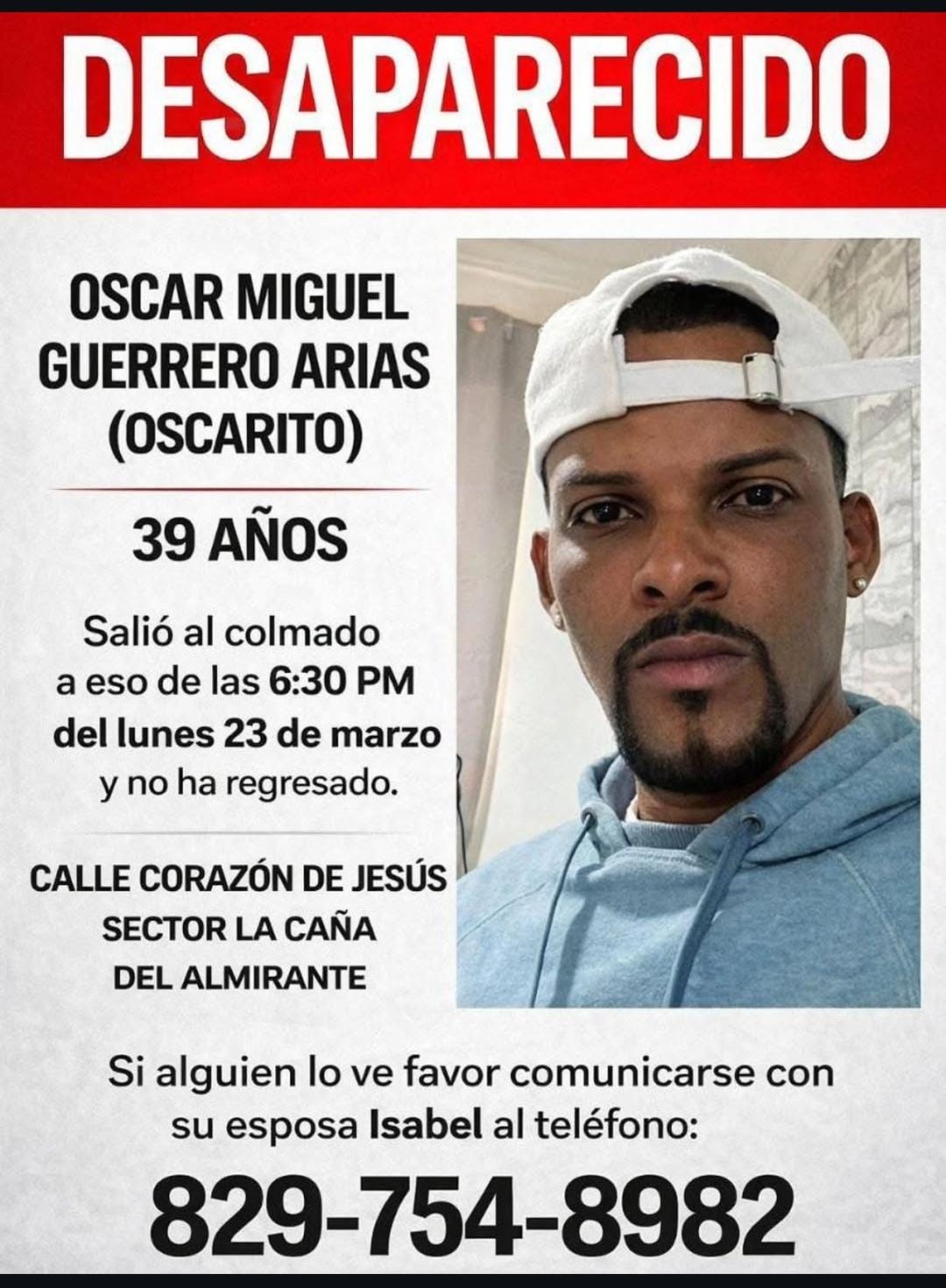 Reportan como desaparecido a creador de contenido en en el Almirante