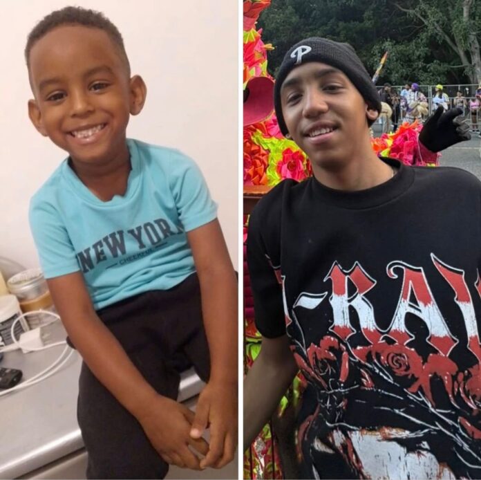 Reportan como desaparecidos a primos en Santiago; uno es un niño de 4 años