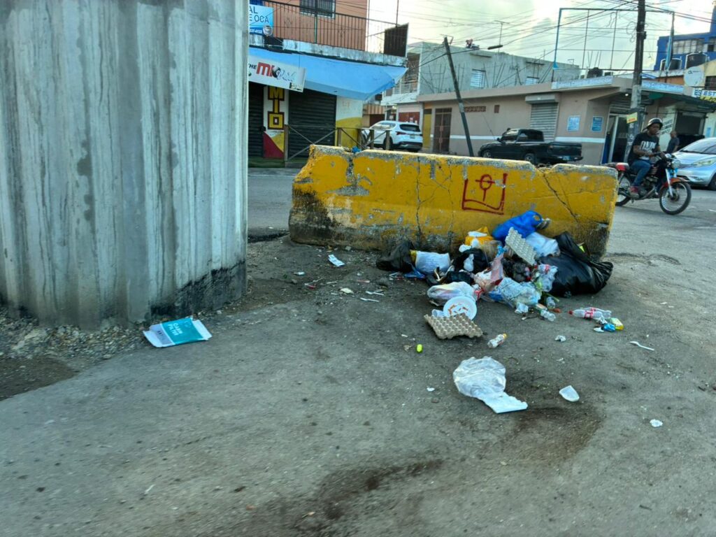 Persisten cúmulos de basura en Santo Domingo Norte; carretera Yamasá luce abarrotada de desechos - Noticias de hoy en República Dominicana | De Último Minuto