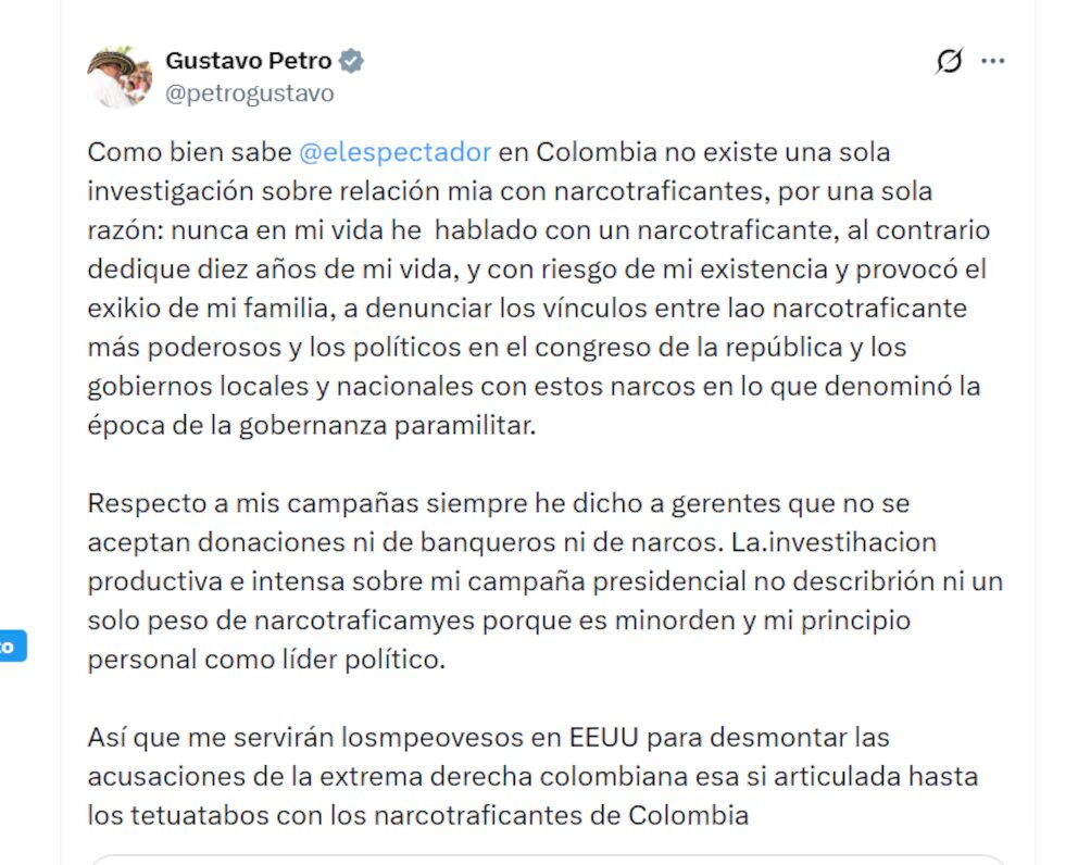 La DEA tiene a Petro como “objetivo prioritario” en investigaciones sobre posibles vínculos con narcotraficantes | 2 | La DEA tiene a Petro como “objetivo prioritario” en investigaciones sobre posibles vínculos con narcotraficantes - Noticias de hoy en República Dominicana | De Último Minuto