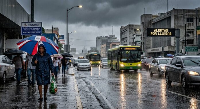 Indomet informa que vaguada incrementará las lluvias en el país durante las próximas 72 horas