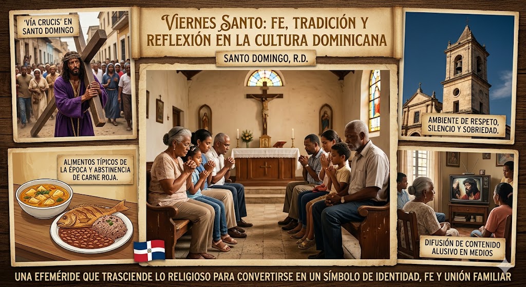 Viernes Santo: fecha de fe, tradición y reflexión en la cultura dominicana