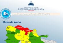 COE coloca 2 provincias en alerta roja y mantiene 7 en alerta amarilla