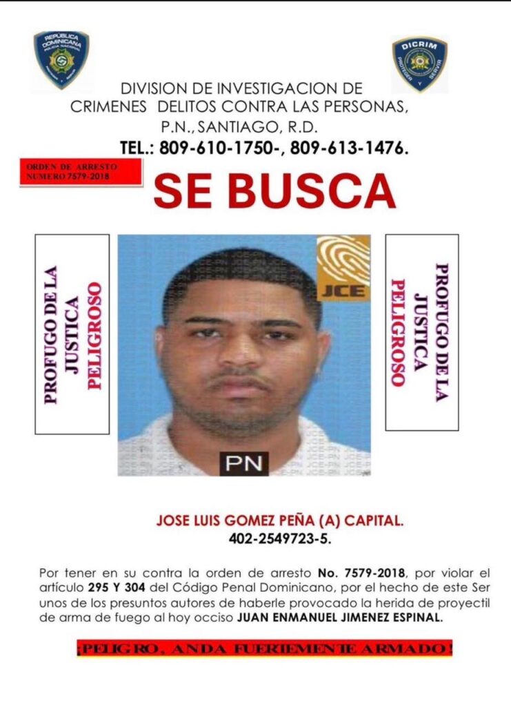 Capturan a “El Capital”, prófugo por homicidio ocurrido en 2018 en Santiago - Noticias de hoy en República Dominicana | De Último Minuto