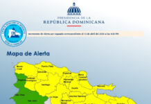 COE eleva al Gran Santo Domingo a alerta roja por intensas lluvias asociadas a vaguada