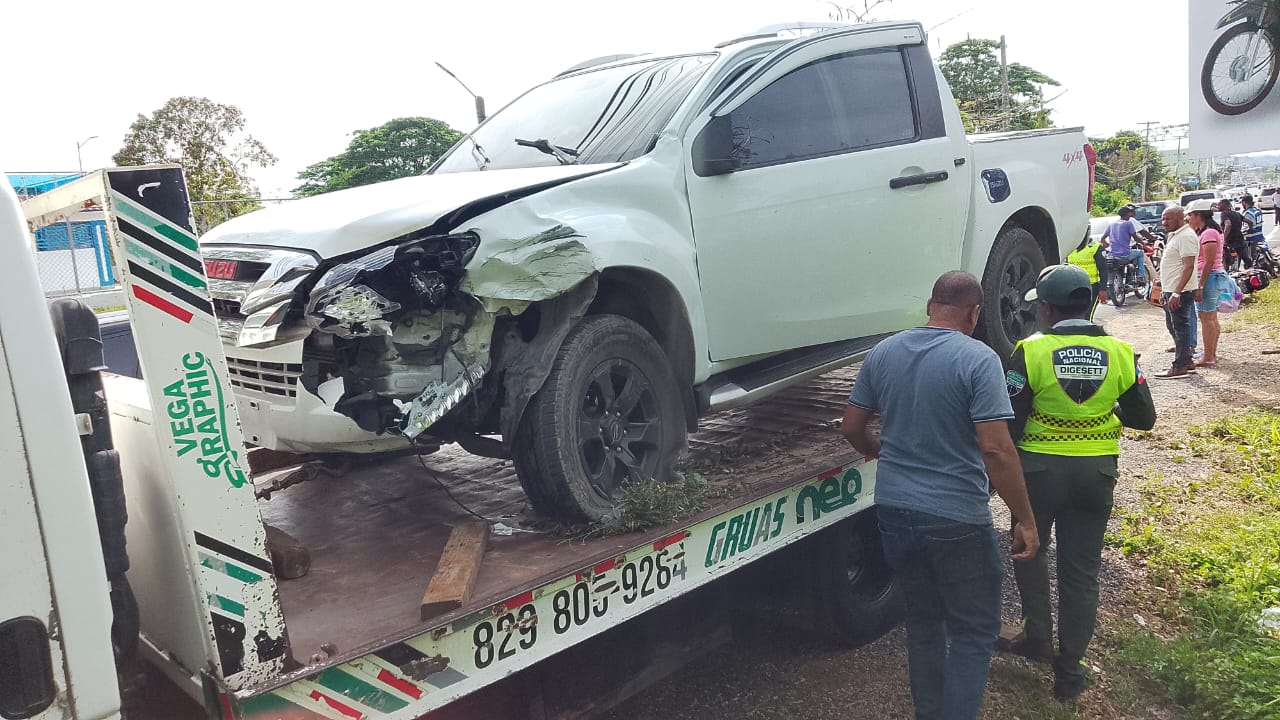Padre e hija resultan heridos en accidente de tránsito en carretera Hato Mayor–San Pedro