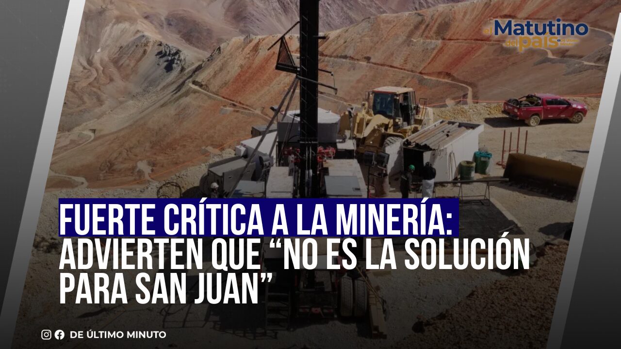 FUERTE CRÍTICA A LA MINERÍA: ADVIERTEN QUE “NO ES LA SOLUCIÓN PARA SAN JUAN” - Noticias de hoy en República Dominicana | De Último Minuto