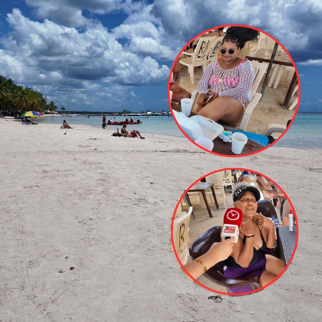 Ambiente familiar y recreativo se vive en playa Boca Chica durante asueto de Semana Santa - Noticias de hoy en República Dominicana | De Último Minuto